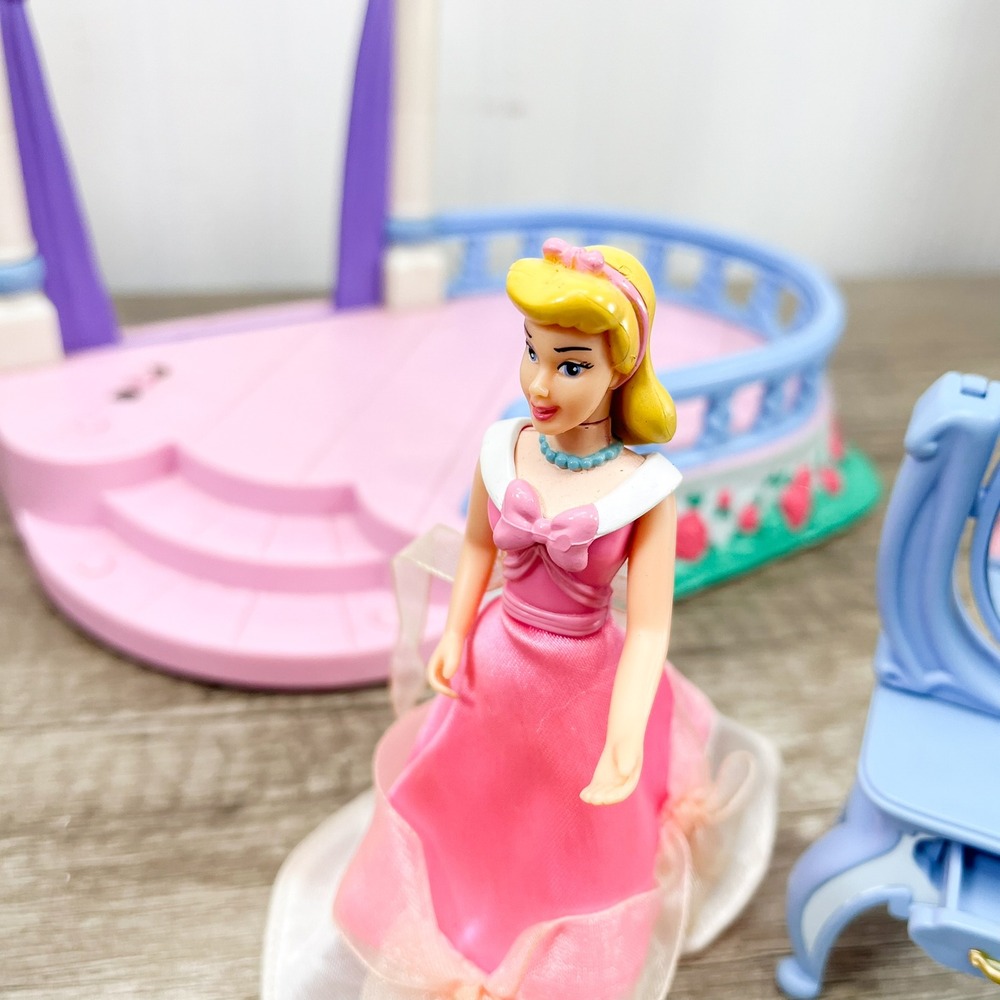 Disney Princess Cinderella Magic Dance Ballroom Playset Prince Charming Vanity - Picture 15 of 16